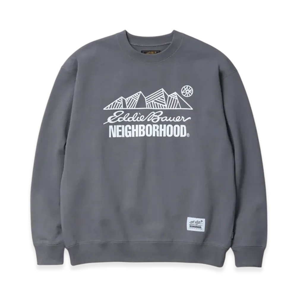 NEIGHBORHOOD x Eddie Bauer Classic Sweat Shirt LS "Gray"