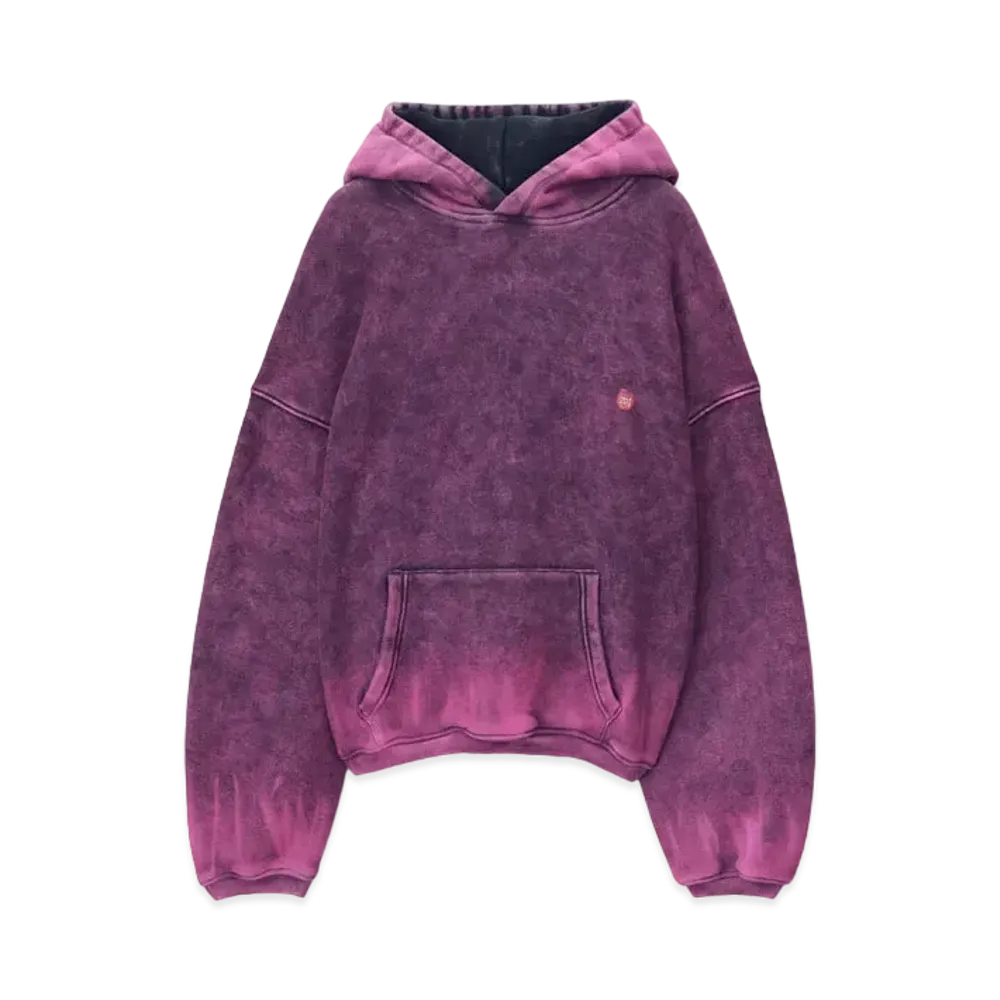 Alexander Wang Terry Hood Puff Sweatshirt "Acid Candy Pink"