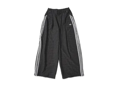 adidas Women's Plaid Trousers Loose Pants "Grey Three"