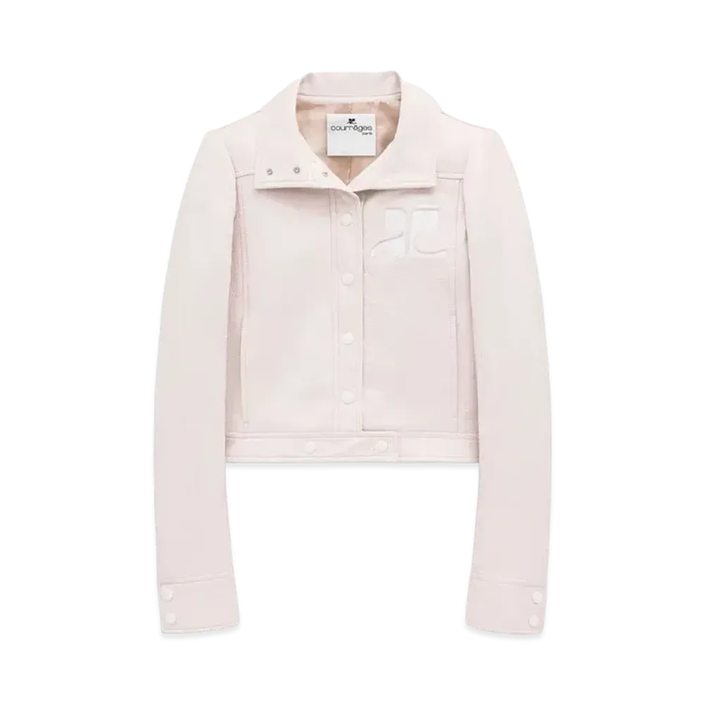 Courreges Reedition Vinyl Jacket "Pale Pink"