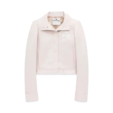 Courreges Reedition Vinyl Jacket "Pale Pink"