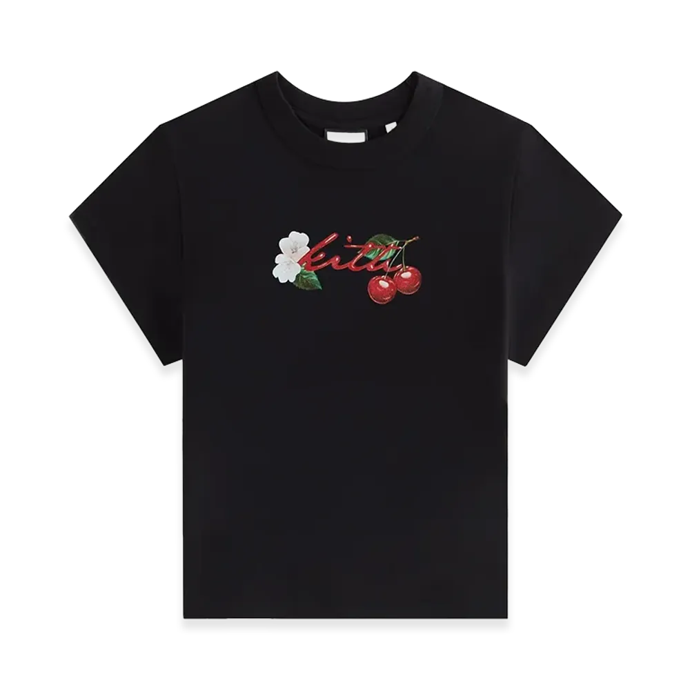 Kith Women's Mulberry Vintage Cherry Tee "Black"