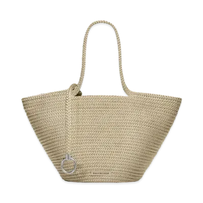BALENCIAGA Ibiza Large Basket Bag "Beige"