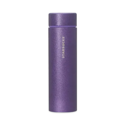STARBUCKS Seasonal Goods "Playful Halloween Cat" Halloween 2025 Stainless Bottle Glitter Purple 444ml "Purple"