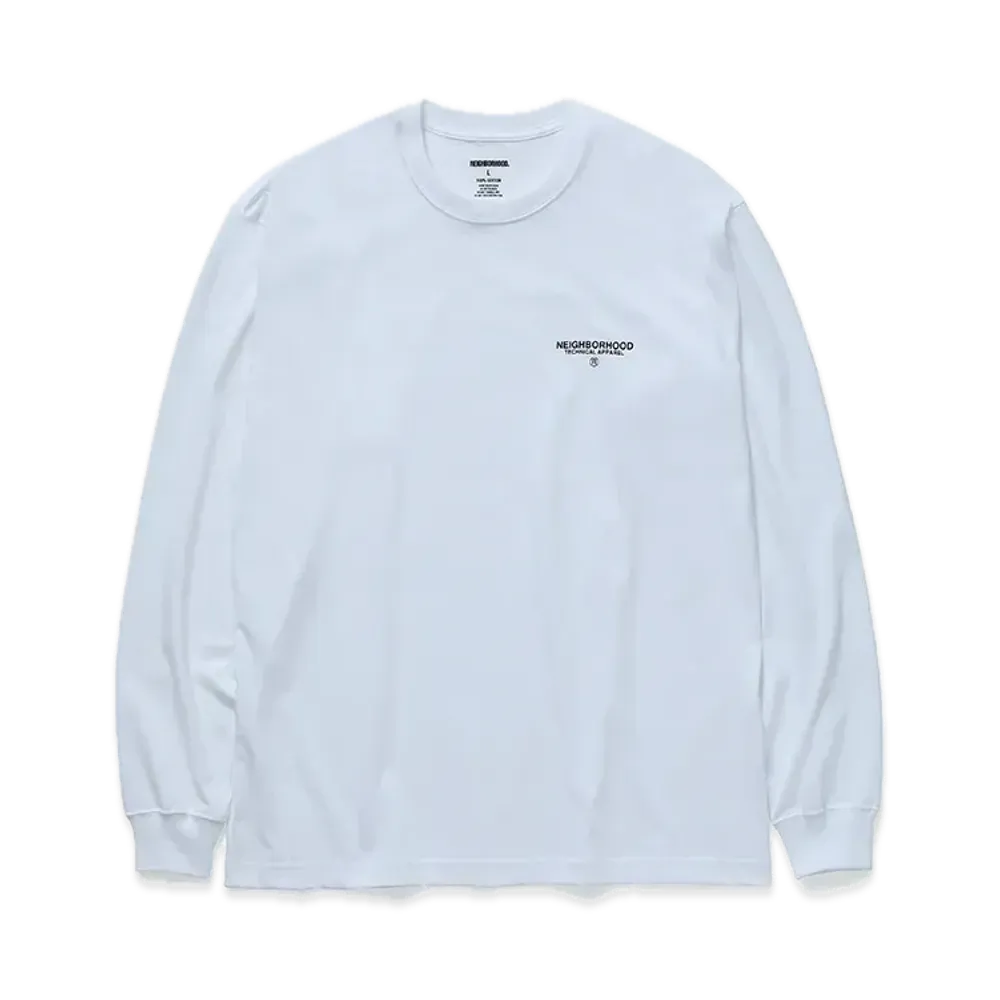 NEIGHBORHOOD NH . Tee LS-7 "White"
