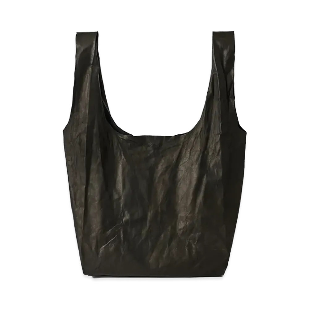 OUR LEGACY Grocery Bag "Matte Black Origami Cowhide"