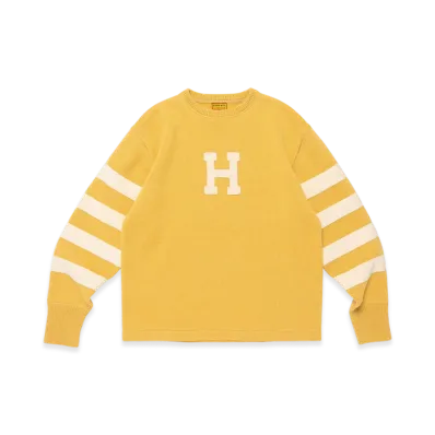 HUMAN MADE Sports Knit Sweater "Yellow"