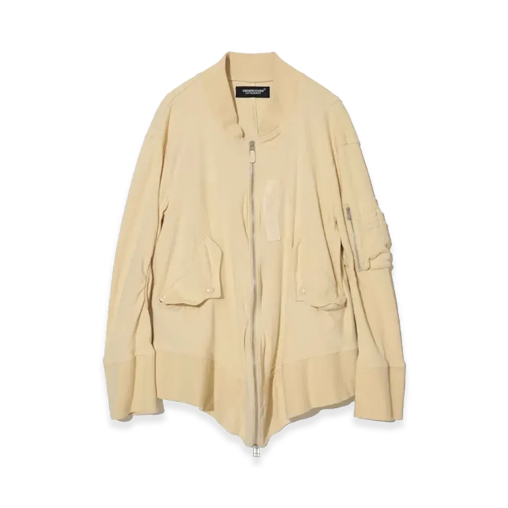 UNDERCOVER Cotton Languid MA-1 Jacket "Ivory"