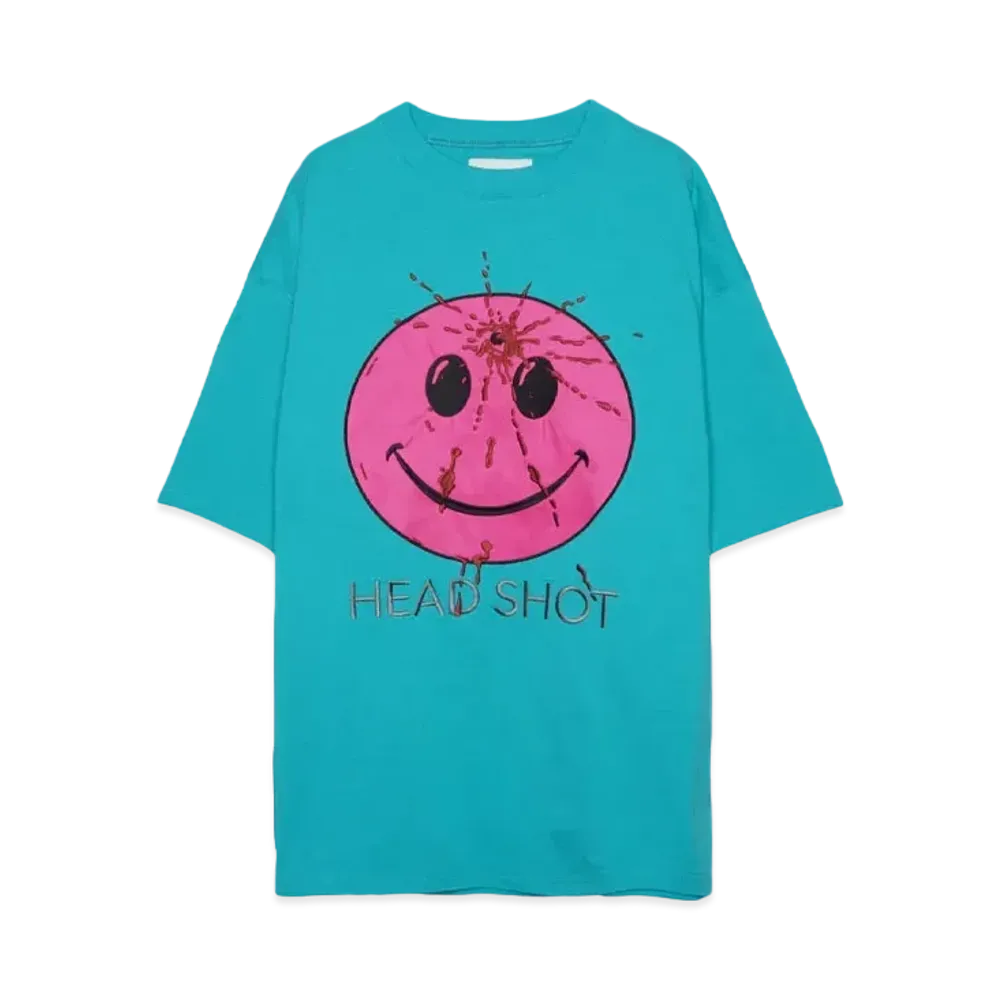 MAYO HEAD SHOT Embroidery short Sleeve Tee "KINMIYA BLUE"
