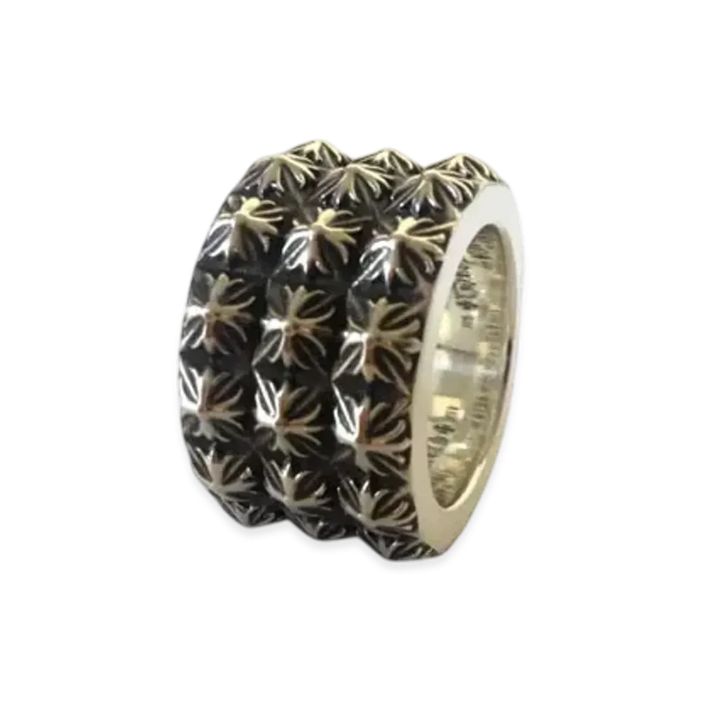 Chrome Hearts Pete Punk Triple Ring "Silver"