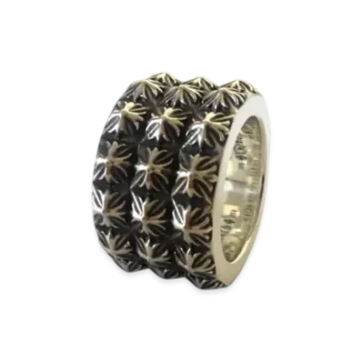 Chrome Hearts Pete Punk Triple Ring "Silver"