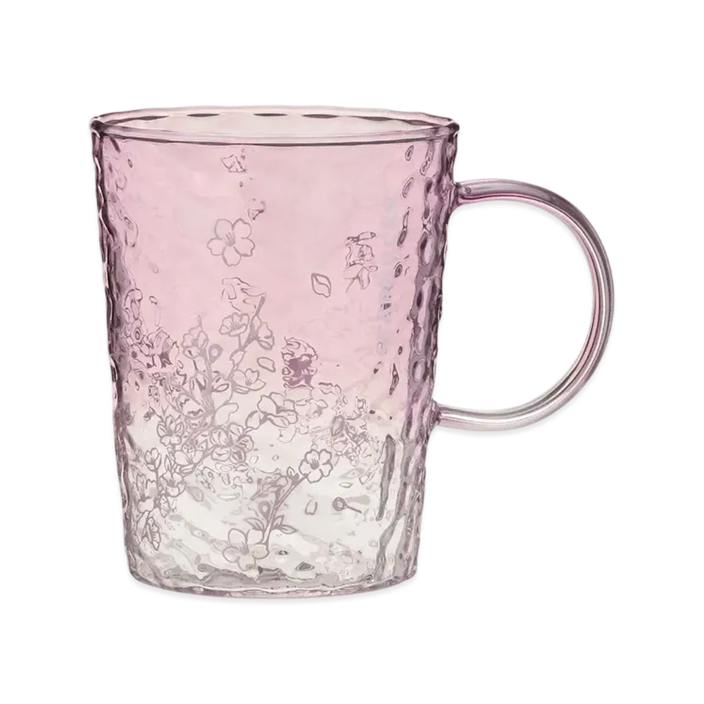 STARBUCKS SAKURA2025 Heat-Resistant Glass Mug 355Ml "PinkGradation"