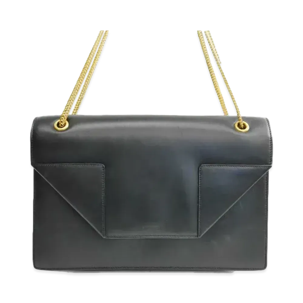 Saint Laurent Betty Leather Shoulder Bag "Black"