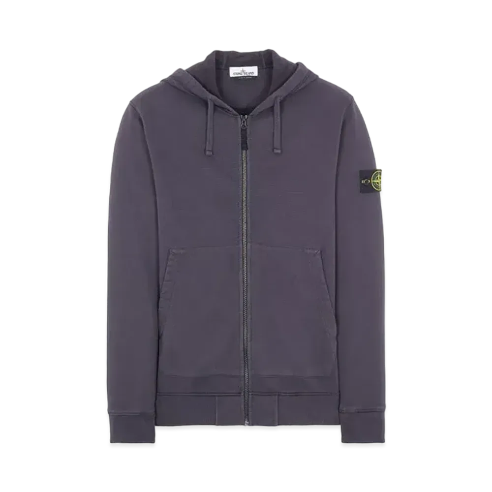 Stone Island 64220 BRUSHED COTTON FLEECE "Ink Blue"
