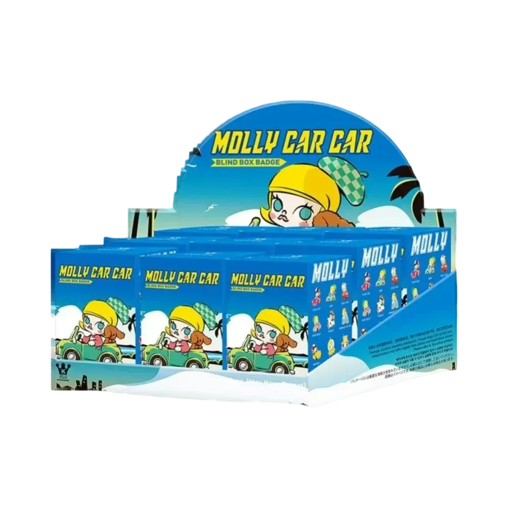 POP MART MOLLY CAR CAR Series Pin Badge [Assortment Box]