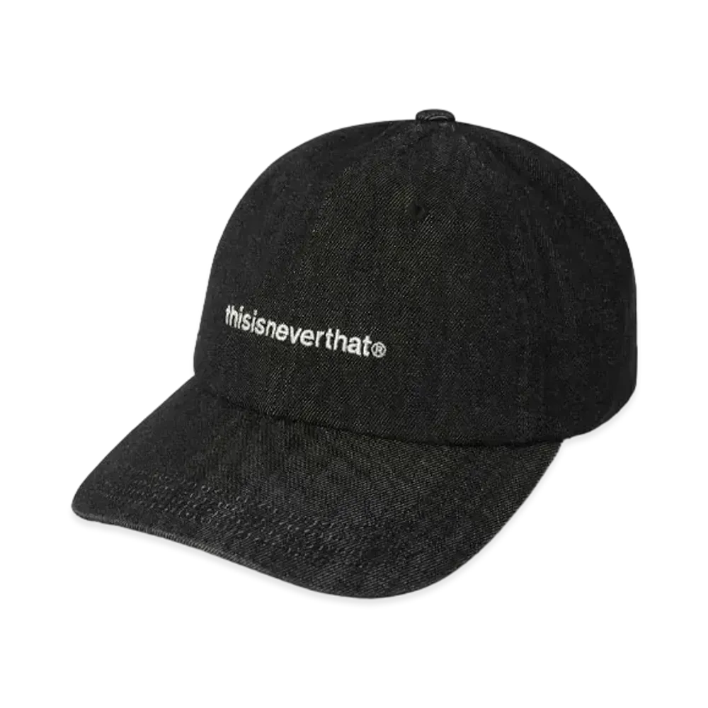 thisisneverthat Denim T-Logo Cap "Black"