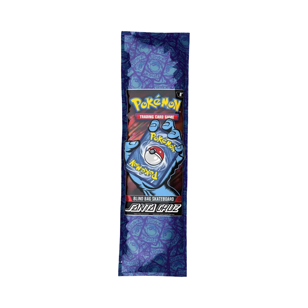 Santa Cruz -Pokemon- Pokemon TCG  30th Anniversary Skateboard Deck Blind Bag