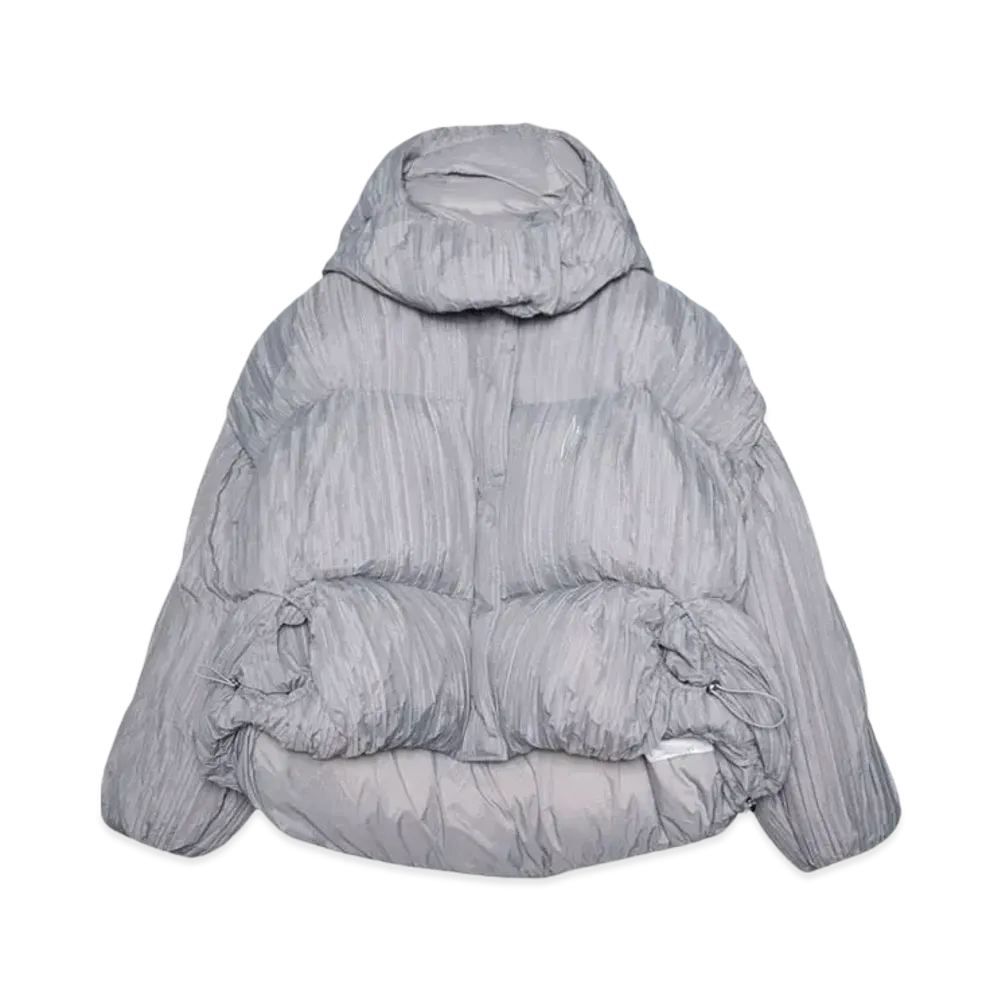 IZZY DU MEDA Pleated puffer "GRAY"
