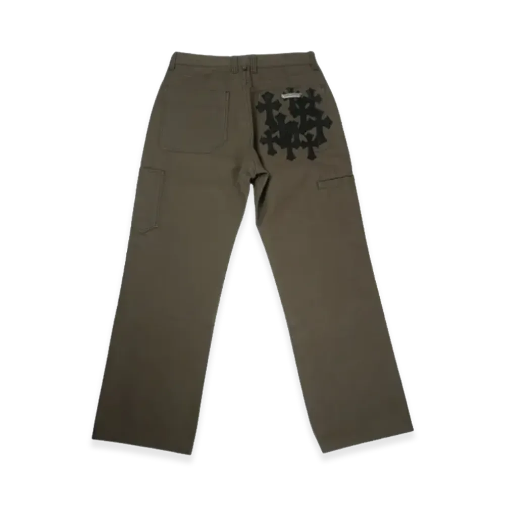 Chrome Hearts Cross Patch Work Pants "Brown"