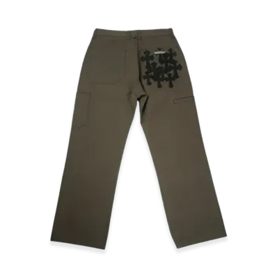 Chrome Hearts Cross Patch Work Pants "Brown"