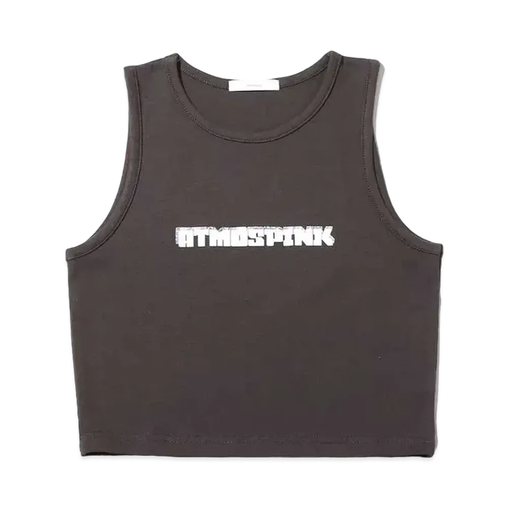 atmos pink Hologram Logo Chibi Tank "Gray"