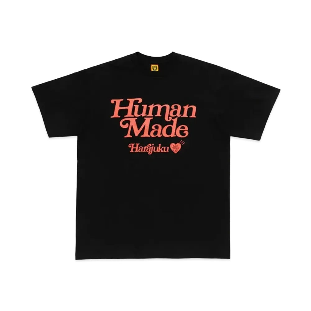 HUMAN MADE Girls Don't Cry Harajuku T-Shirt #1 "Black" / VERDY