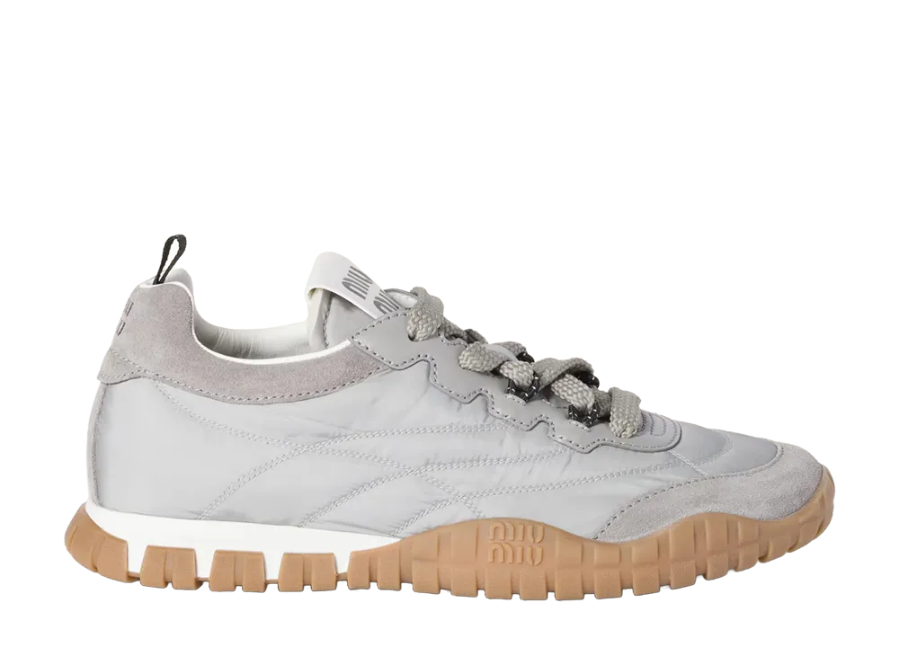 MIU MIU Women's Tyre Sneakers "Cloudy Grey"