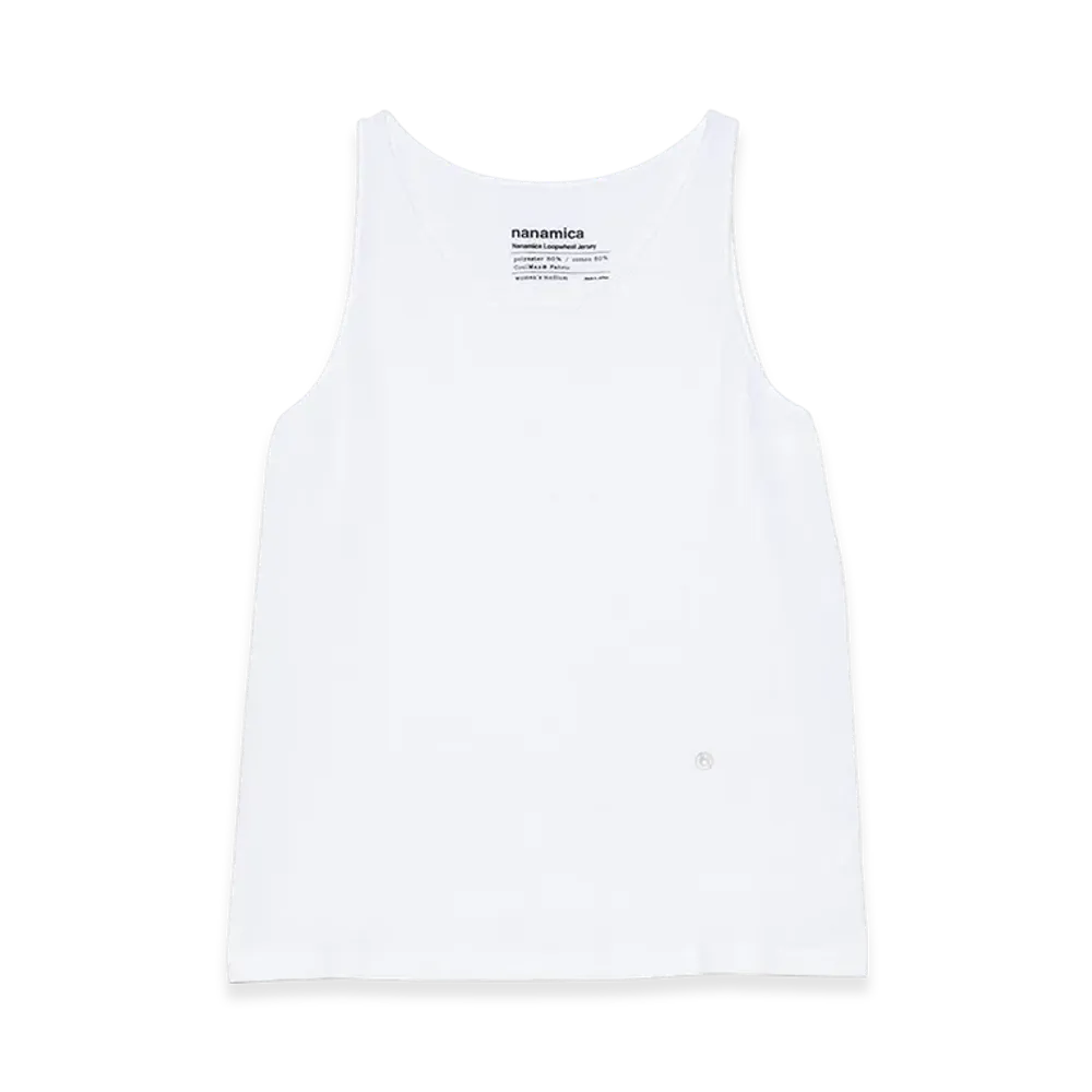 nanamica Loopwheel Coolmax Jersey Camisole "White"