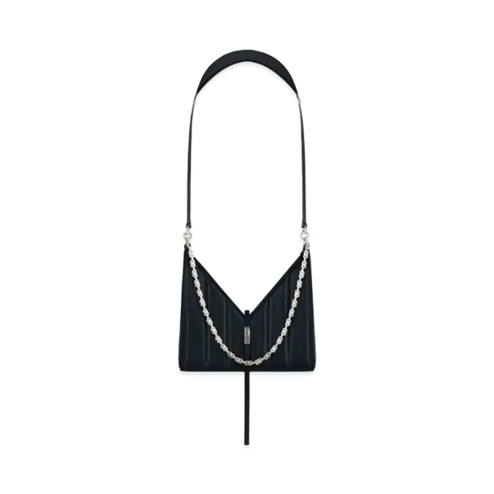 GIVENCHY Small Cut Out Bag in Padded Leather with Chain "Black"