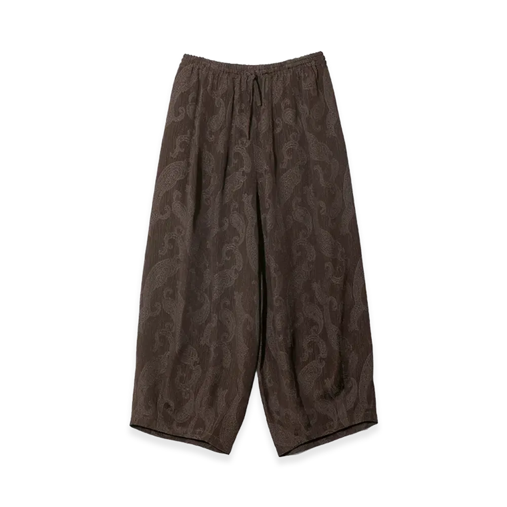 NEEDLES H.D. Pant Rayon Paisley Jacquard "Burgundy"