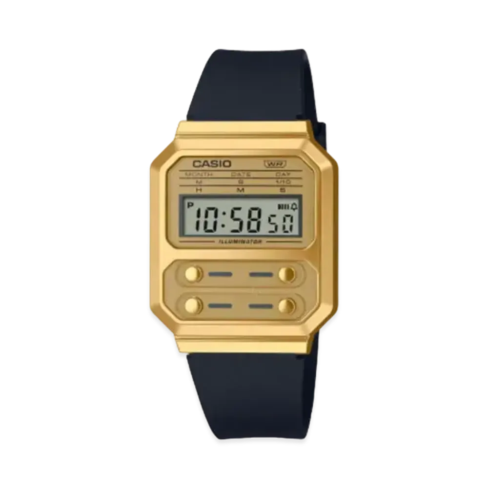Casio Classic "Black/Gold" A100WEFG-9AJF