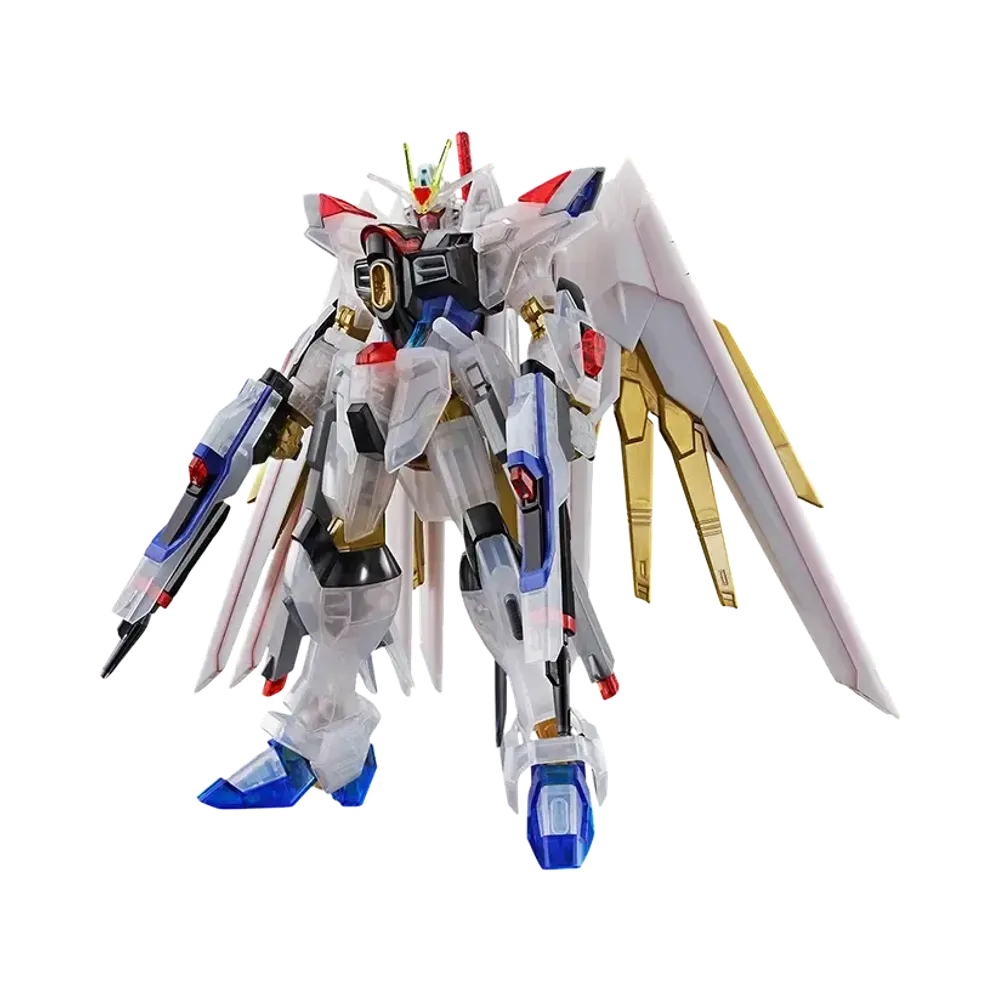 BANDAI "HIGH GRADE" -MOBILE SUIT GUNDAM SEED FREEDOM- HG 1/144 Mighty Strike Freedom Gundam [Clear Color]