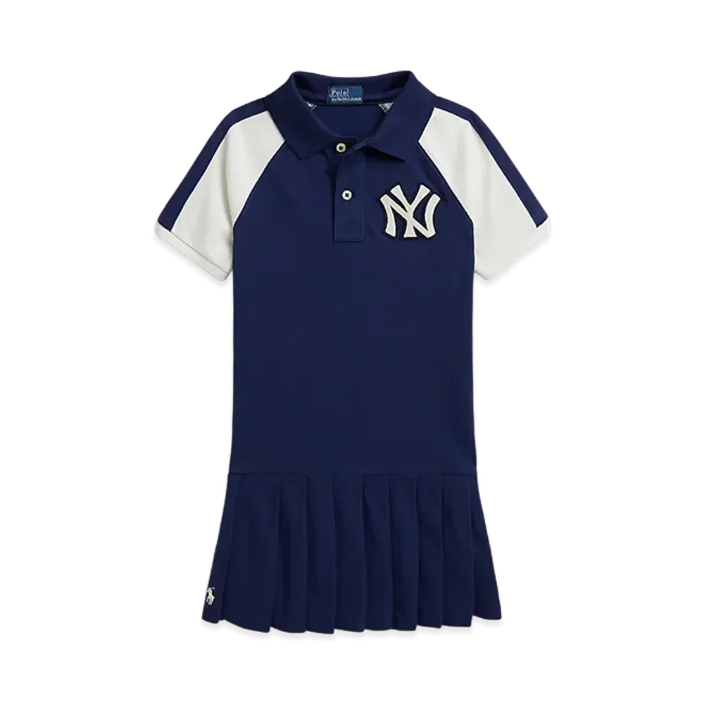 Polo Ralph Lauren x MLB Yankees Polo Dress "Dark Cobalt/Deckwash White"