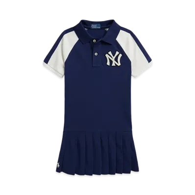 Polo Ralph Lauren x MLB Yankees Polo Dress "Dark Cobalt/Deckwash White"