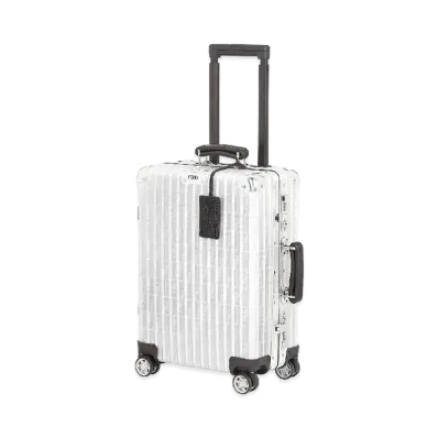 FENDI Suitcase Cabin S Size Aluminum Suitcase "Gray"