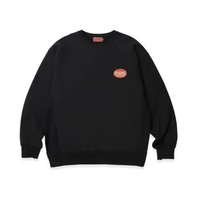 APHRODITEGANG x Budspool Brand Crew Neck Sweat Shirt "Black"