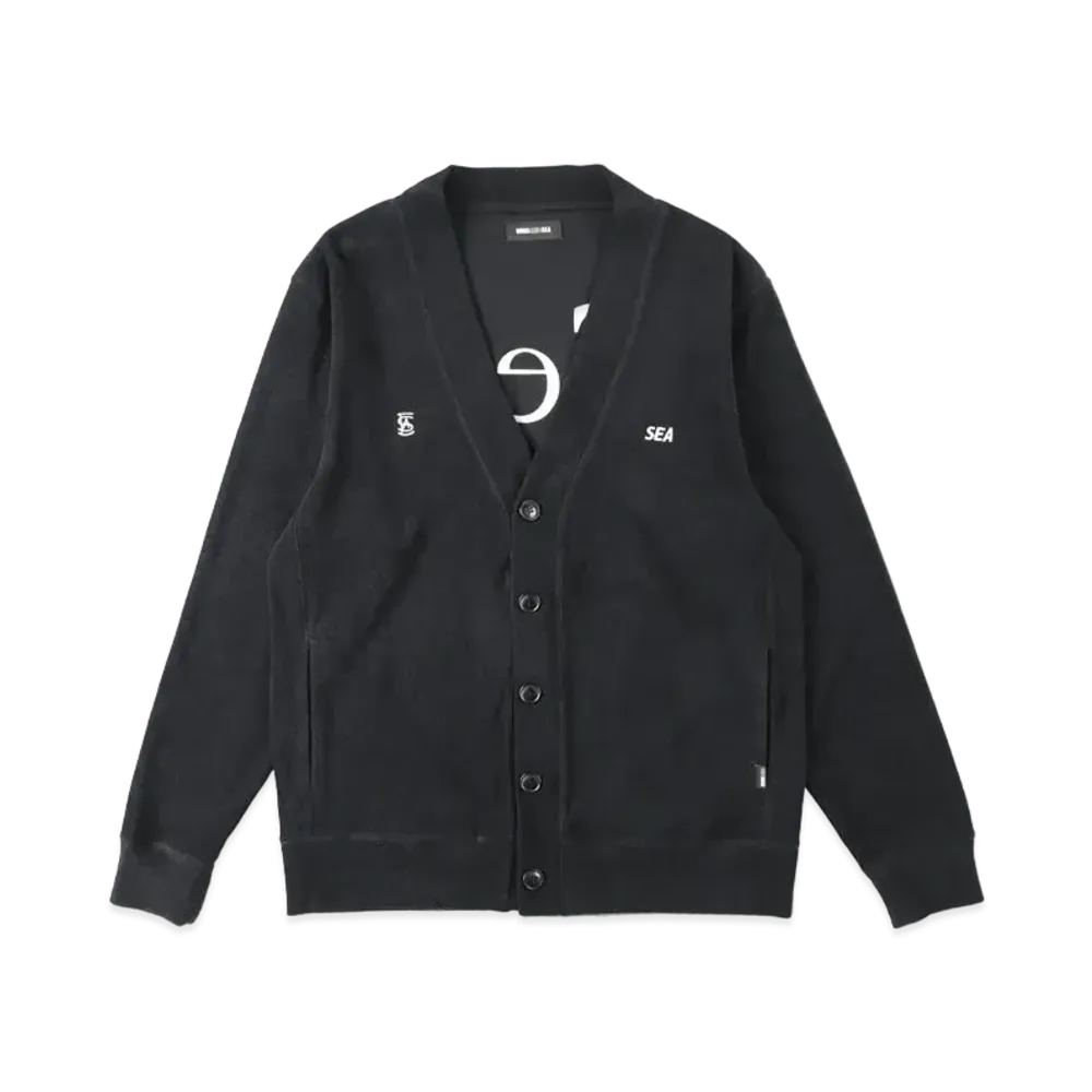 WIND AND SEA Soft Pile Cardigan "Black"