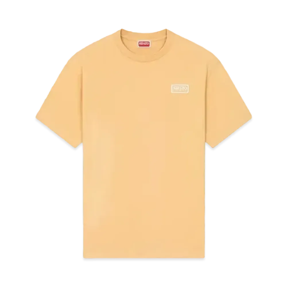 KENZO 'PARIS' Classic Two-Tone Embroidery T-Shirt "Camel"