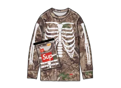 Supreme x Hanes Bones Thermal Crew (1 Pack) "Camo"