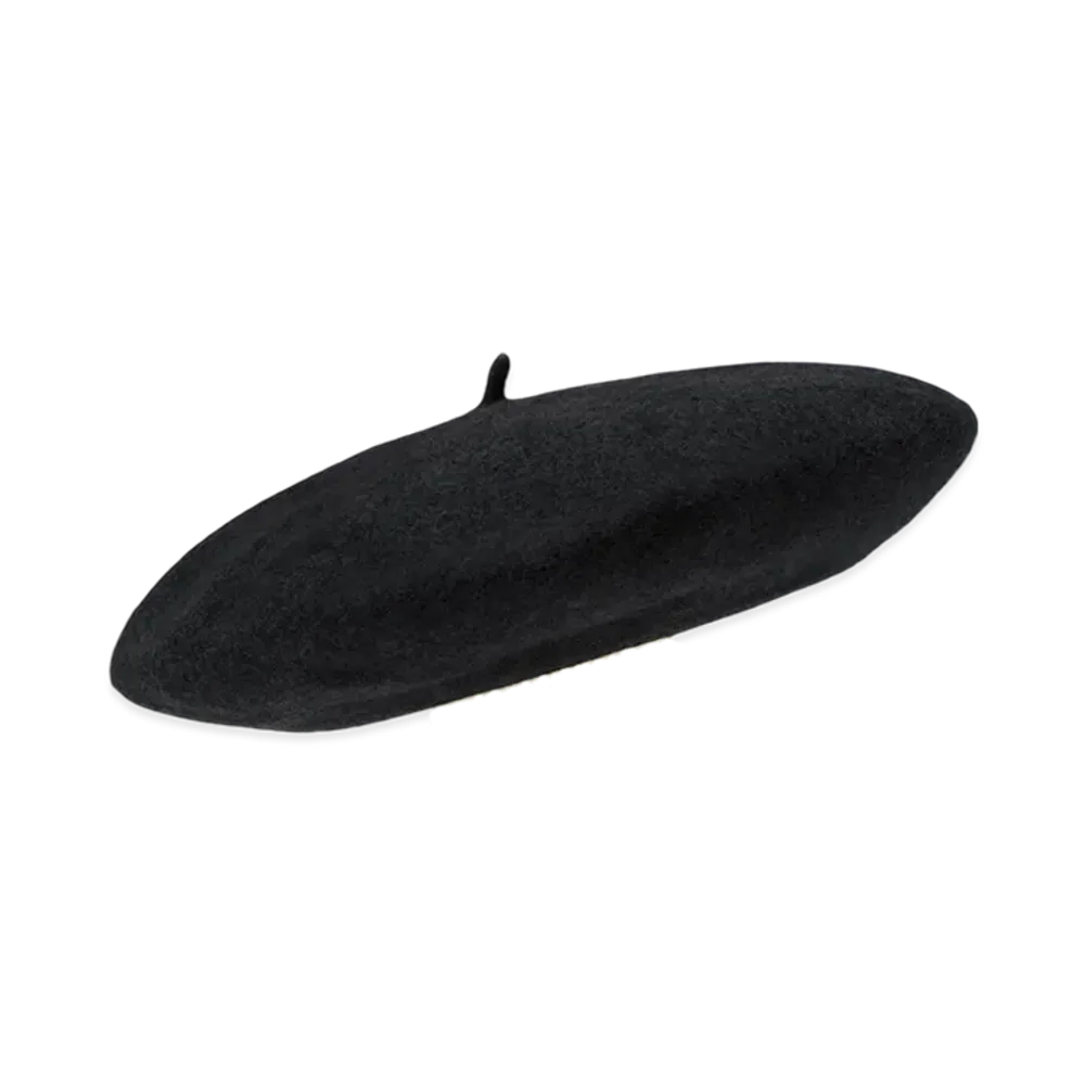 Maison Margiela Felt Wool Beret "Black"