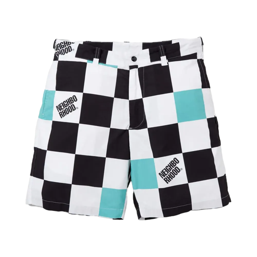 NEIGHBORHOOD Checker Short Pants "Mint"