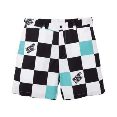 NEIGHBORHOOD Checker Short Pants "Mint"
