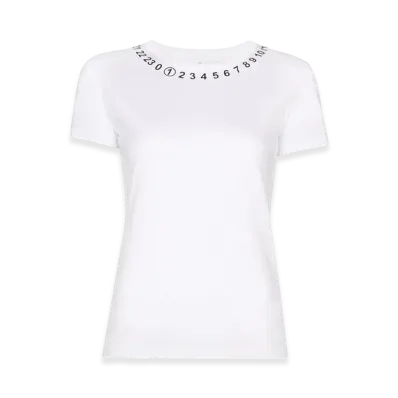 Maison Margiela Women's Number Logo T-Shirt "White"