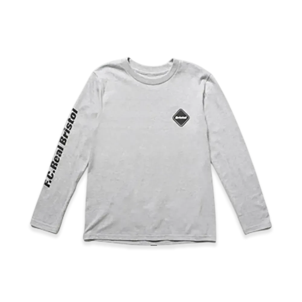 F.C.Real Bristol For Kids Authentic L/S Tee "Gray"
