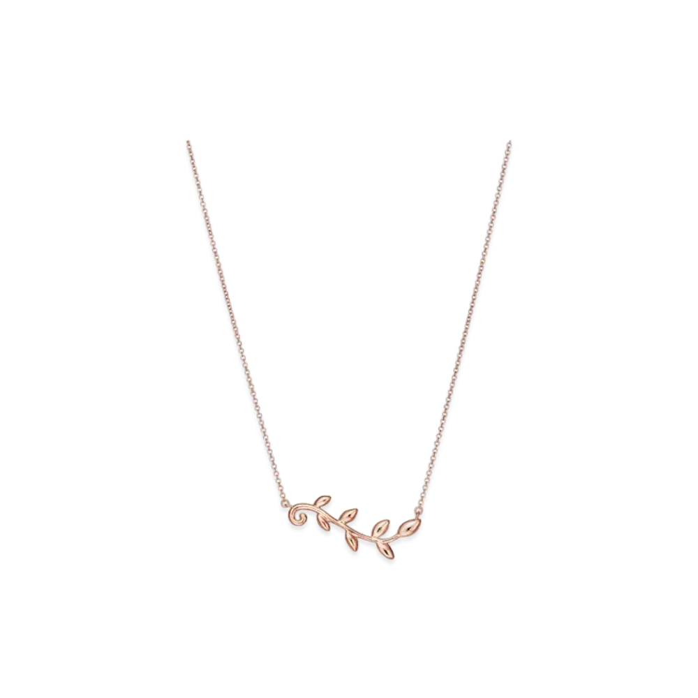 Tiffany & Co. Paloma Picasso Olive Leaf Vine Pendant 18K "Rose Gold"
