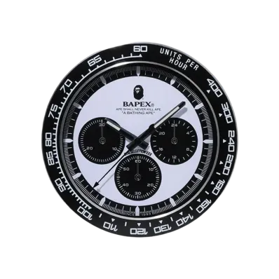 A BATHING APE x GOD SELECTION XXX Bapex Wall Clock "Black"