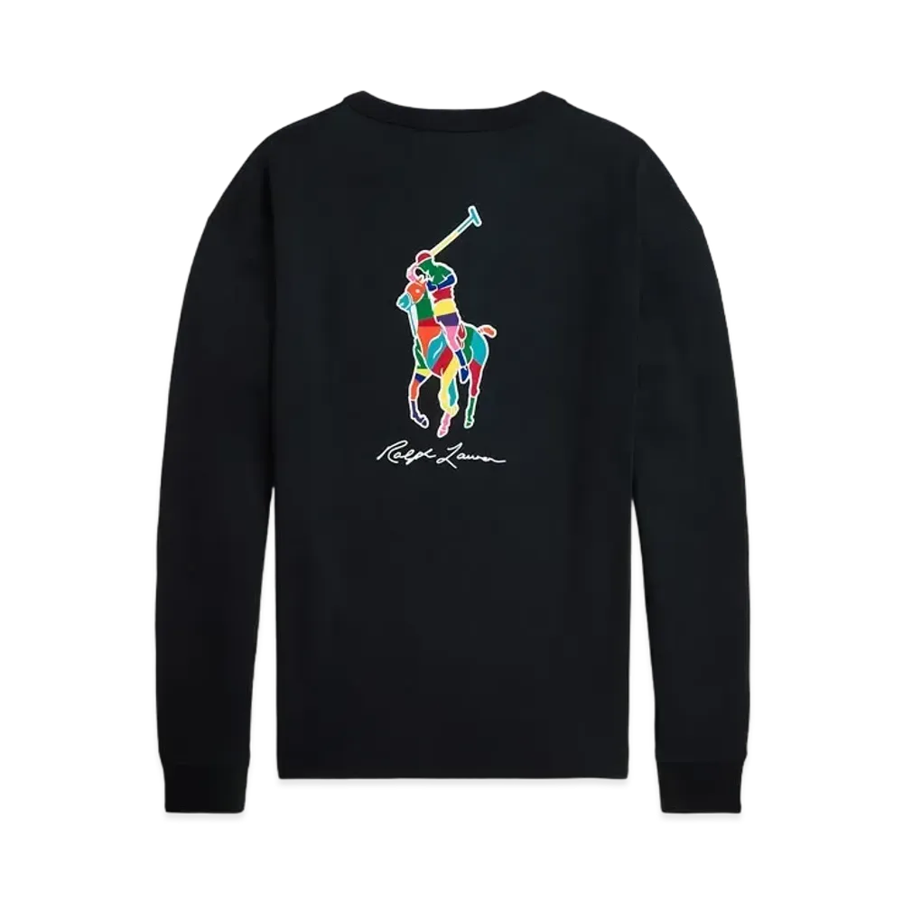 Polo Ralph Lauren Relaxed Fit Big Pony Jersey Tee "Black"