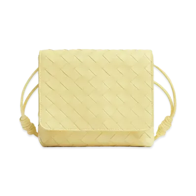 Bottega Veneta Intrecciato Woven Mini Crossbody Bag "Icecream"