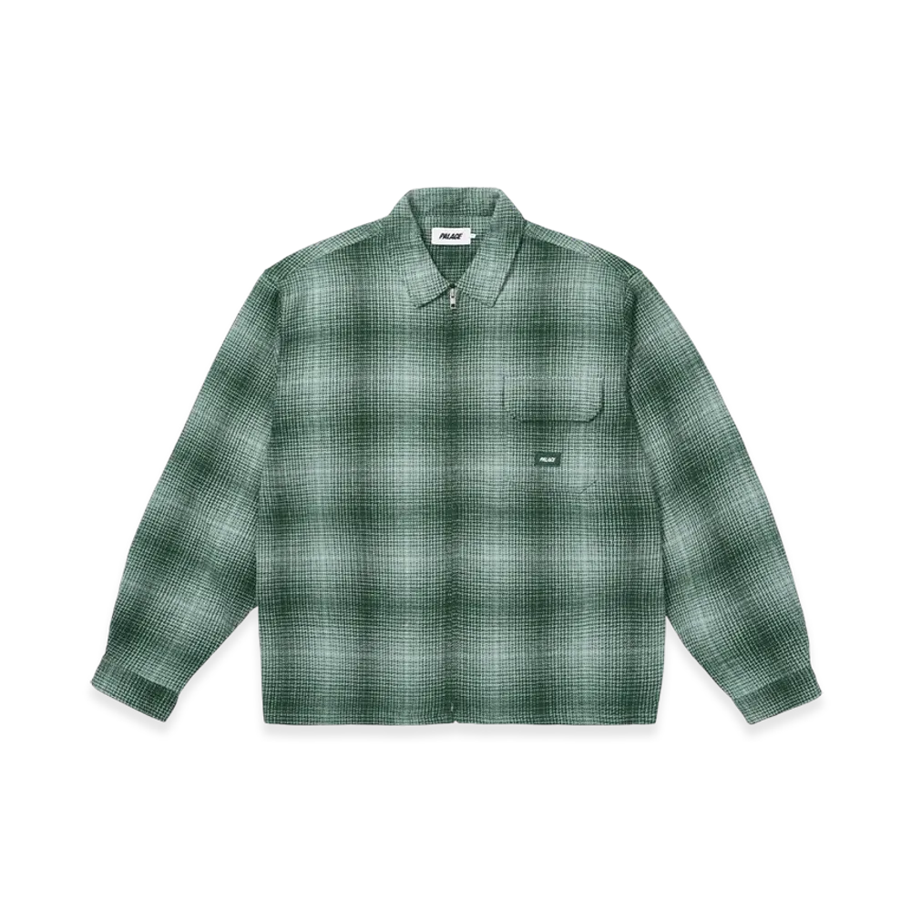 PALACE Ghost Zip Shirt "Green"
