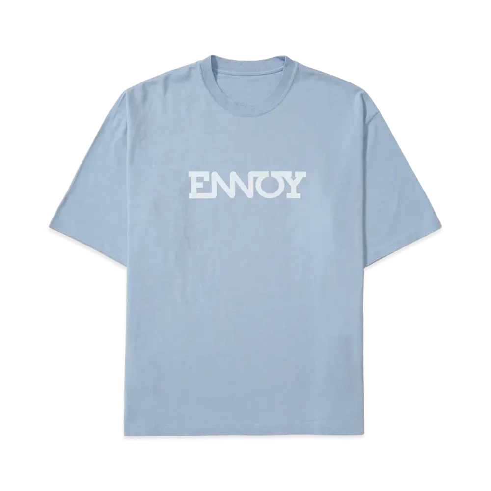 ENNOY Electric Logo Fade T-Shirt "Light Blue"